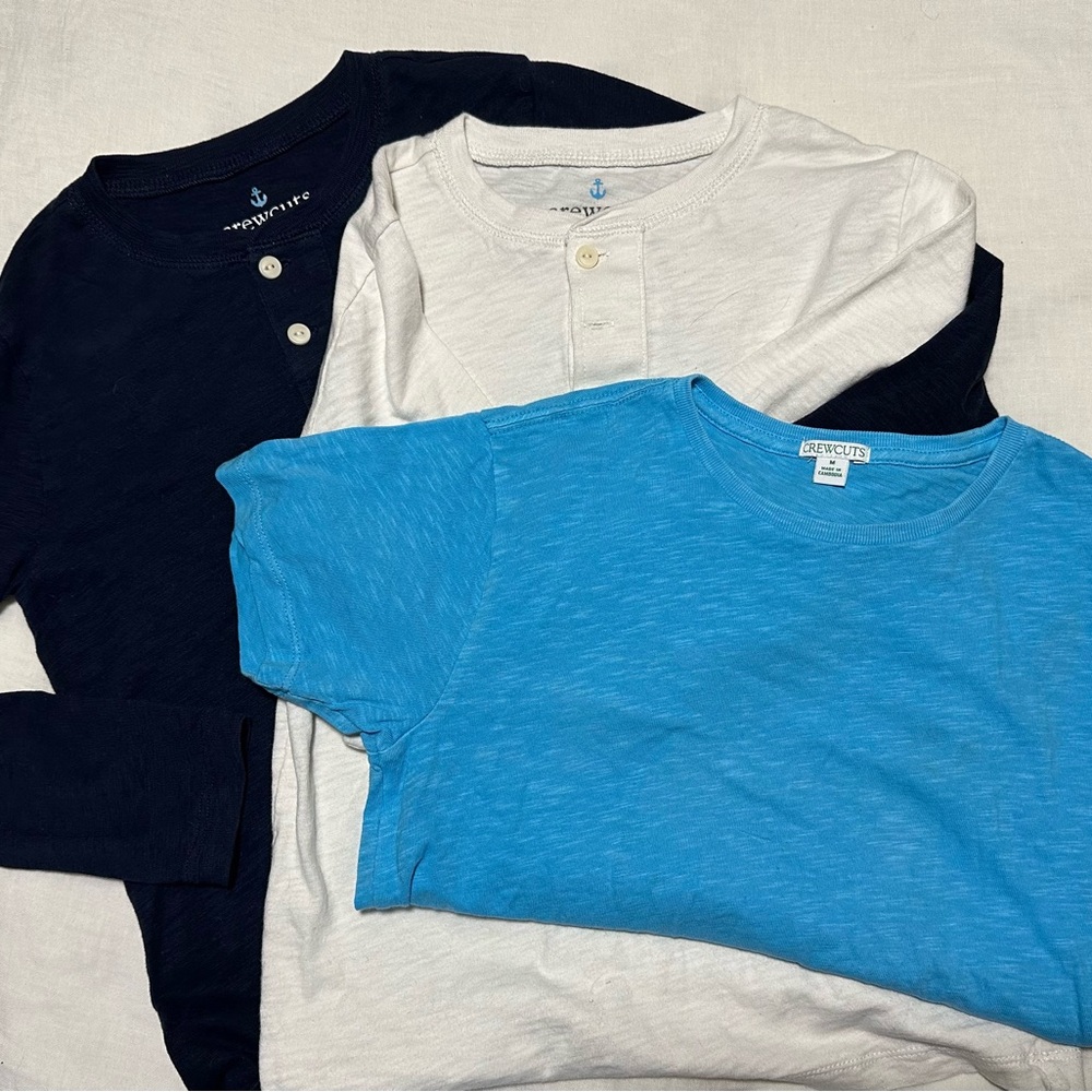 JCrew BOYS Henley & Crew, size Medium